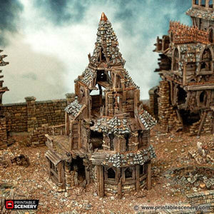 Cities of Ramshackle and Ruin - Ruined City Manor - Kiwi Tabletop