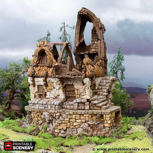 Hagglethorn Hollow - Ruined Fisherman's Hut - Kiwi Tabletop