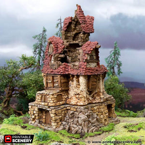 Hagglethorn Hollow - Ruined Guildhall - Kiwi Tabletop