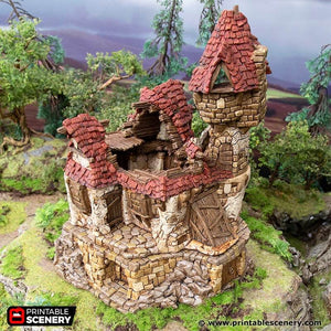 Hagglethorn Hollow - Ruined Guildhall - Kiwi Tabletop
