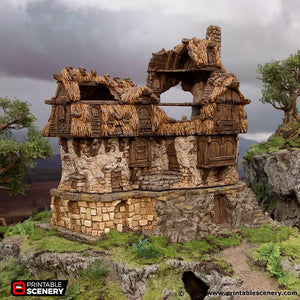 Hagglethorn Hollow - Ruined Longhouse - Kiwi Tabletop