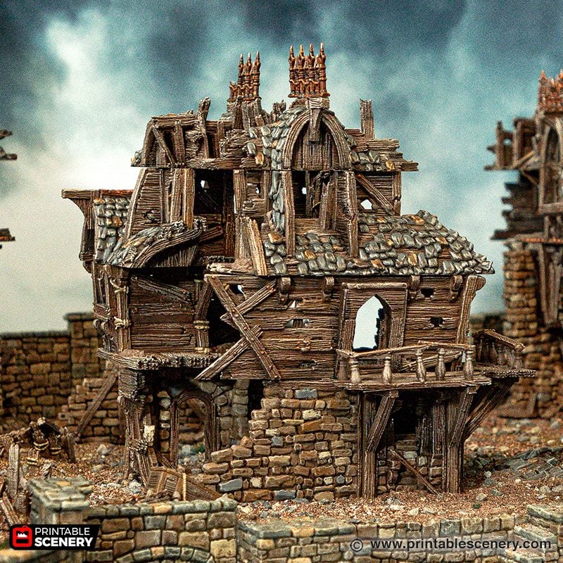 Cities of Ramshackle and Ruin - Ruined Merchant's Guild