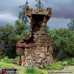 Hagglethorn Hollow - Ruined Tower - Kiwi Tabletop