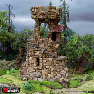 Hagglethorn Hollow - Ruined Tower - Kiwi Tabletop