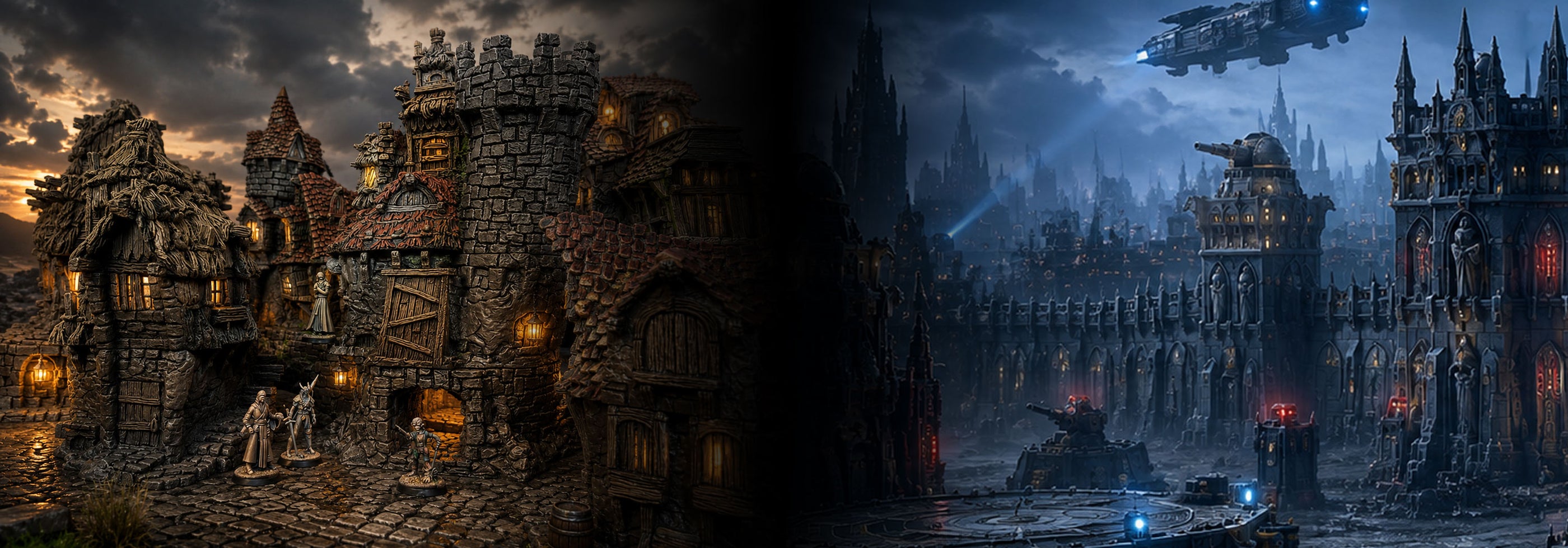 Fantasy and sci-fi tabletop terrain