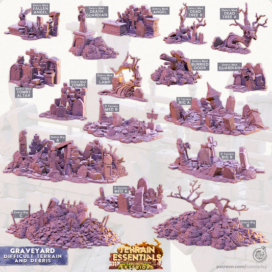 Graveyard Debris and Difficult Terrain Scatter