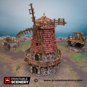 Shadowfey Ruins - Haunted Windmill - Kiwi Tabletop