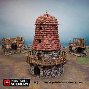 Shadowfey Ruins - Haunted Windmill - Kiwi Tabletop