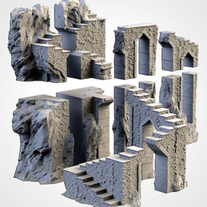 Dwarven Mine of Moria Column set - Kiwi Tabletop