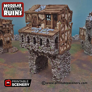 Shadowfey Ruins - Ruined Gatehouse: Entrance Gate - Kiwi Tabletop