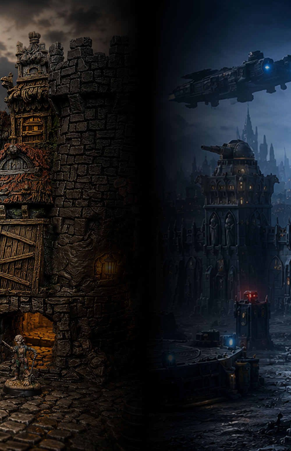 Fantasy and sci-fi tabletop terrain