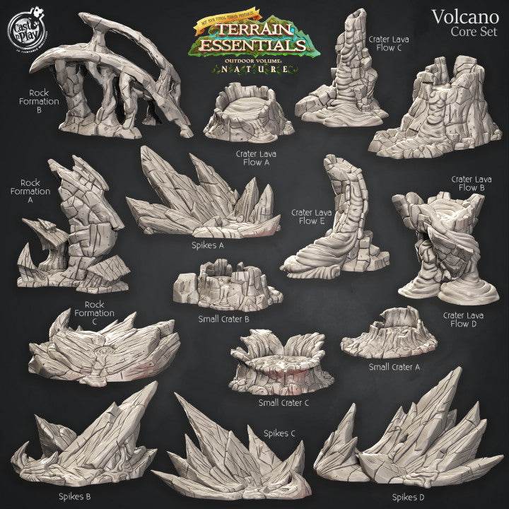Volcano Terrain Set