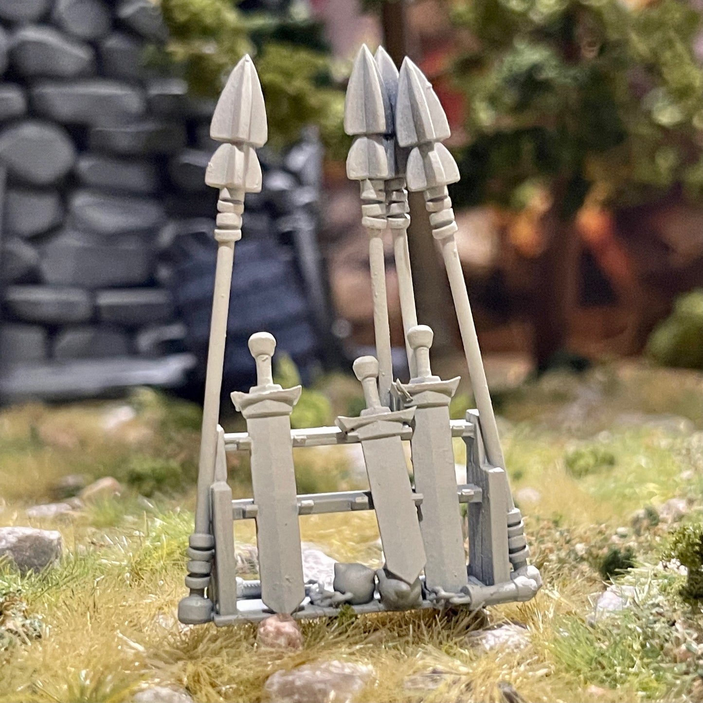 Weapon Racks.